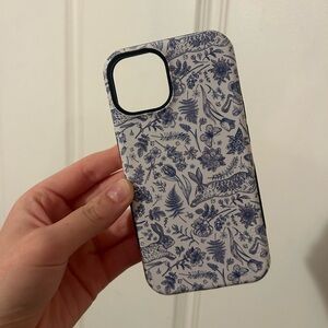 Casely IPhone 13 and IPhone 14 blue design case MagSafe Bold Flex